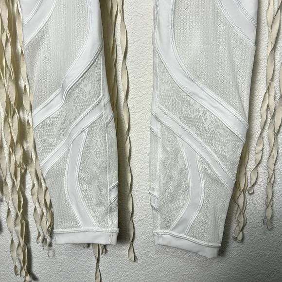 Lululemon NWOT Wunder Under High Rise Tight 25” Inseam Mesh Lace Size 8 - Picture 4 of 14